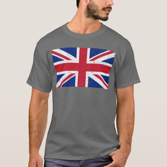 Flagge des Vereinigten Königreichs T-Shirt (Vorderseite)