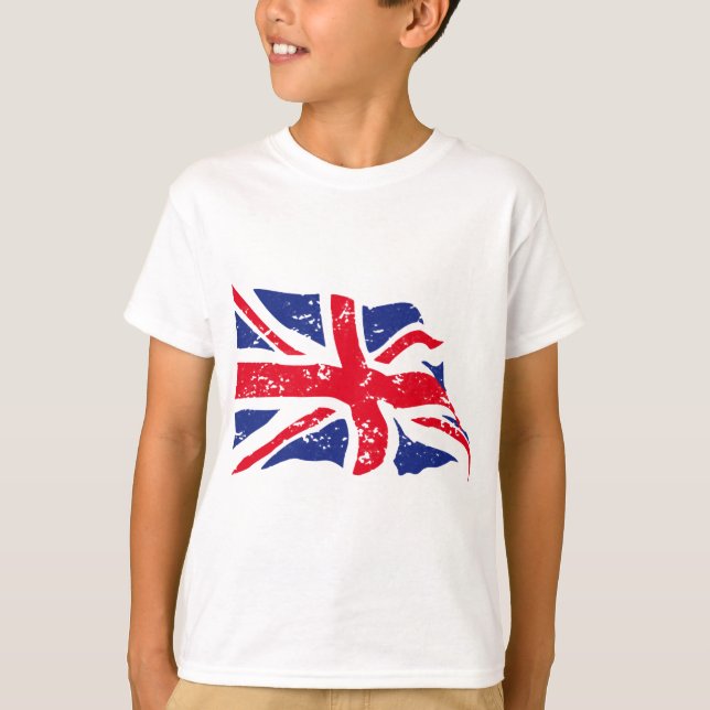 Flagge des Vereinigten Königreichs T-Shirt (Vorderseite)