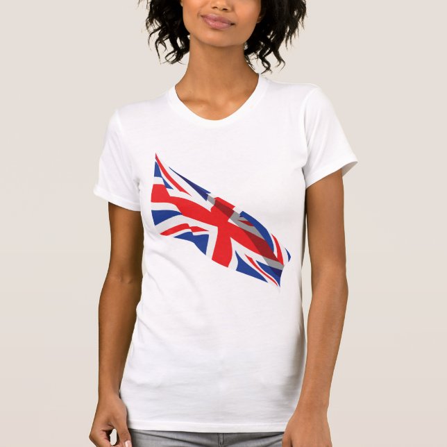 Flagge des Vereinigten Königreichs T-Shirt (Vorderseite)