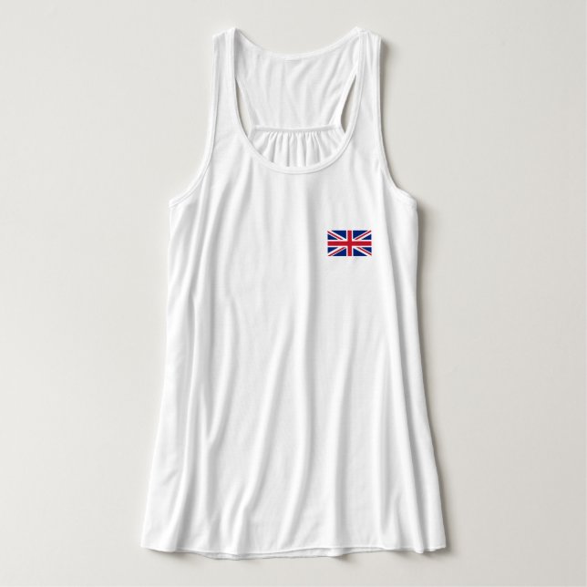 Flagge des Vereinigten Königreichs Tank Top (Design Vorderseite)