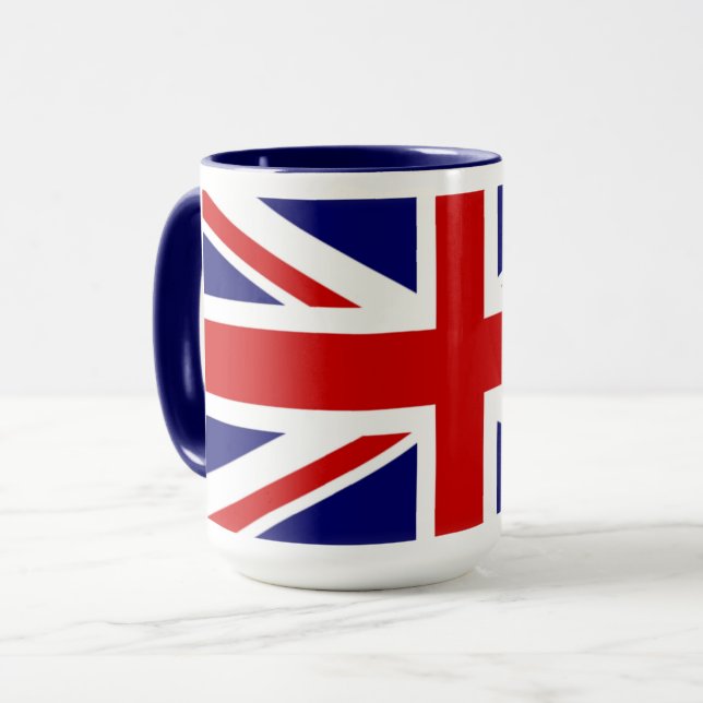 Flagge des Vereinigten Königreichs Tasse (Vorderseite Links)