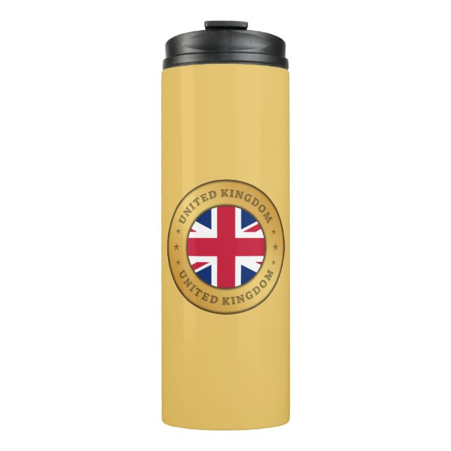 Flagge des Vereinigten Königreichs Thermosbecher (Vorderseite)