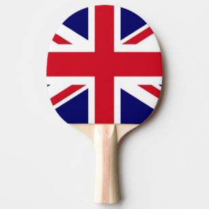 Flagge des Vereinigten Königreichs Tischtennis Schläger