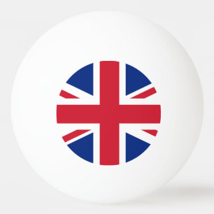 Flagge des Vereinigten Königreichs Tischtennisball