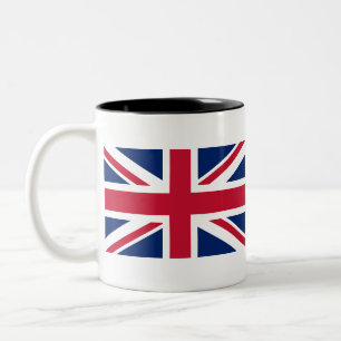 Flagge des Vereinigten Königreichs Zweifarbige Tasse