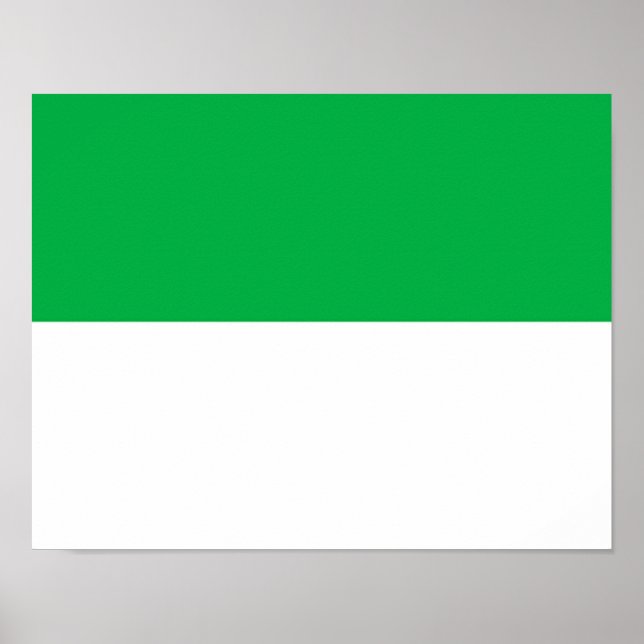 Flagge des Vlieland Poster (Vorne)