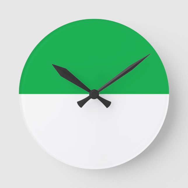 Flagge des Vlieland Runde Wanduhr (Vorderseite)