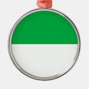 Flagge des Vlieland Silbernes Ornament