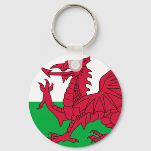 Flagge des Wales-Schlüsselanhängers Schlüsselanhänger