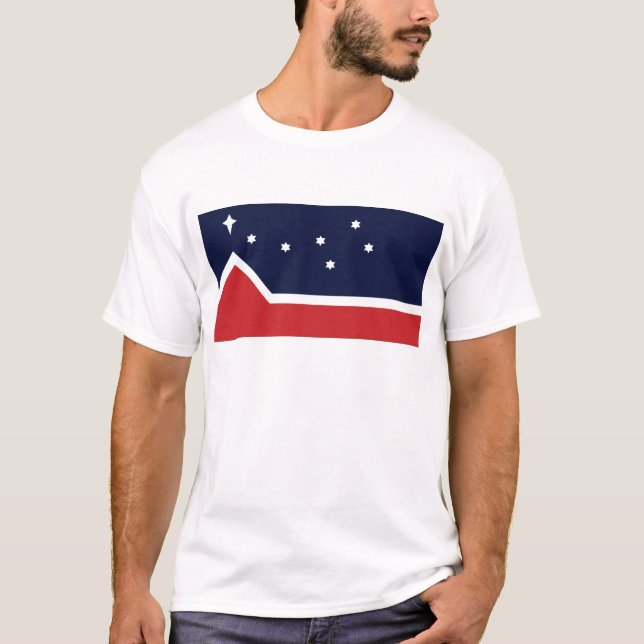 Flagge des Westerns Kanada T-Shirt (Vorderseite)