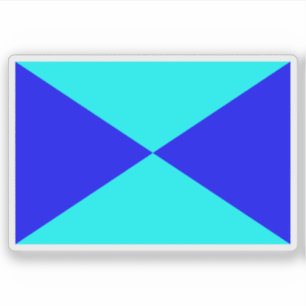 Flagge des Yenischen Volkes Aufkleber