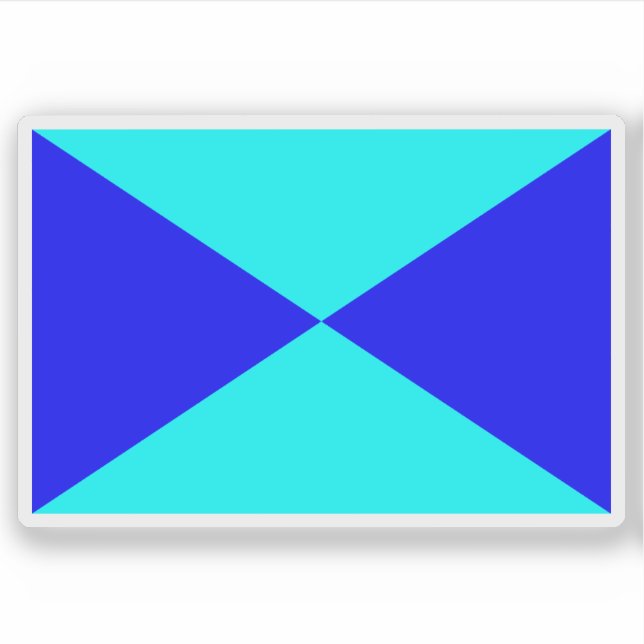 Flagge des Yenischen Volkes Aufkleber (Vorderseite)