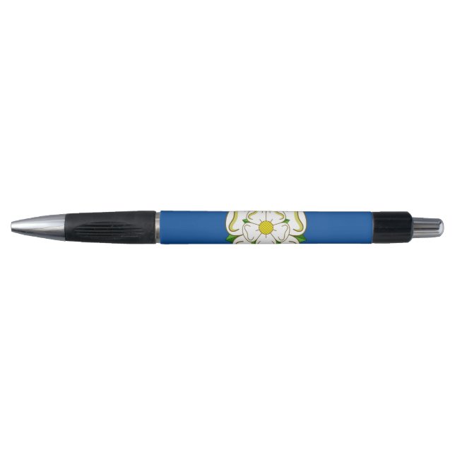 Flagge des Yorkshire Black Ink Pen Kugelschreiber (Vorderseite)