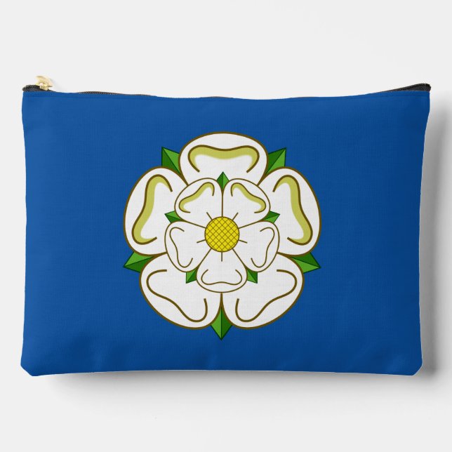 Flagge des Yorkshire-Schlüsselanhängers Zubehörtasche (Vorderseite)