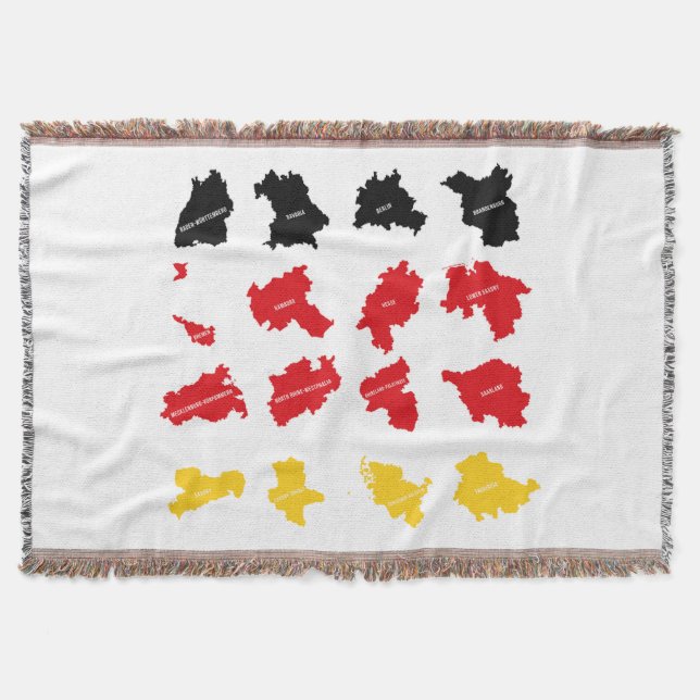 Flagge deutscher Staaten Decke (Vorderseite)