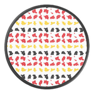 Flagge deutscher Staaten Eishockey Puck