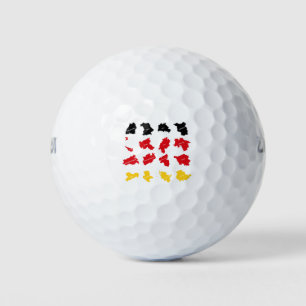 Flagge deutscher Staaten Golfball