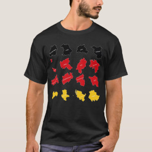 Flagge deutscher Staaten T-Shirt