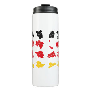 Flagge deutscher Staaten Thermosbecher