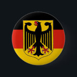 Flagge Deutschland Eagle Button<br><div class="desc">Geschenke mit der deutschen Flagge sind immer in der Art. Zeigen Sie Ihr deutsches Stolz- und Familienerbe und kleiden Sie Ihre ganze Familie. Diese hochwertigen Shirts, Tassen und Taschen machen große Geschenke für den Vatertag, den Tag der Mutter, die Geburtstage und die Jahrestage oder gerade für den Spaß von ihm....</div>