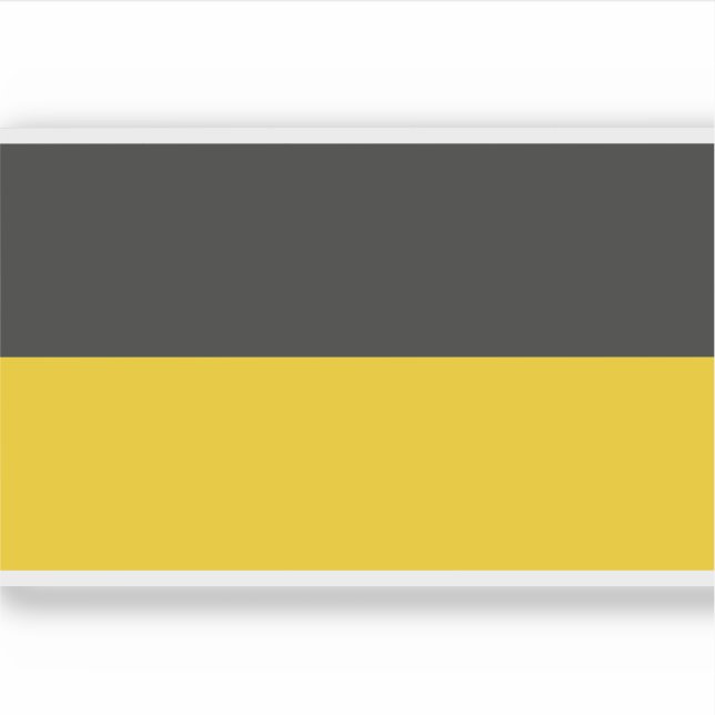 Flagge Deutschlands Aufkleber (Vorderseite)