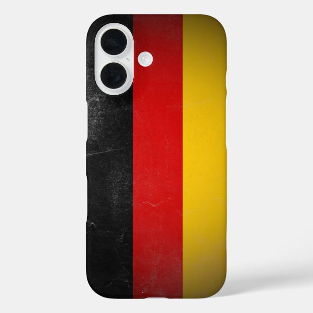 Flagge Deutschlands - Die Bundesflagge iPhone 16 Hülle (Rückseite)