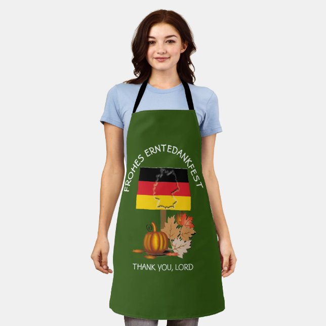 Flagge DEUTSCHLANDS Erntedankfest Erntedank Schürze (Getragen)