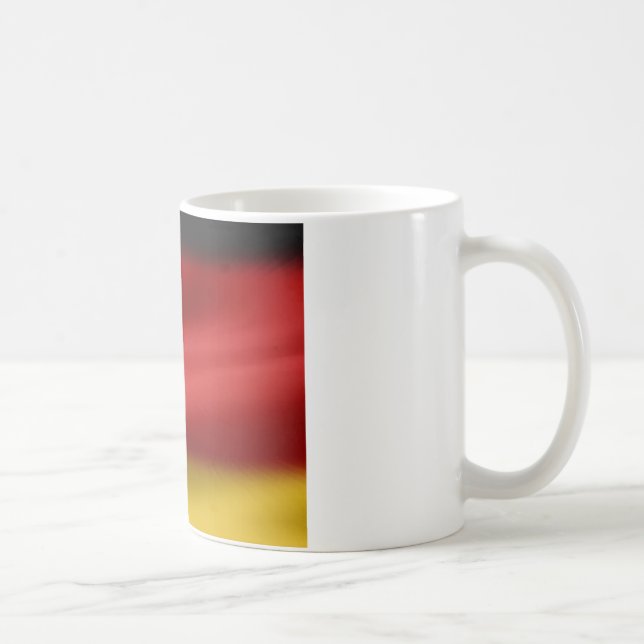 Flagge Deutschlands Kaffeetasse (Rechts)