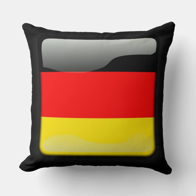 Flagge Deutschlands Kissen (Vorderseite)