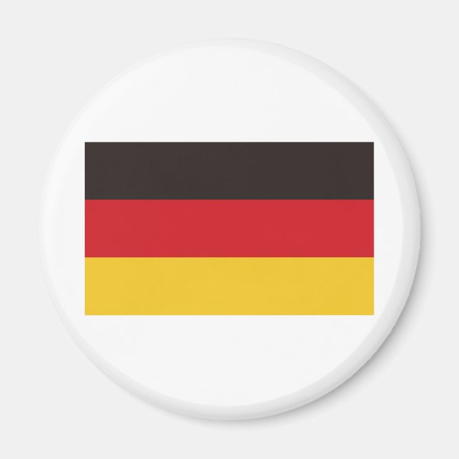 Flagge Deutschlands Magnet (Vorne)
