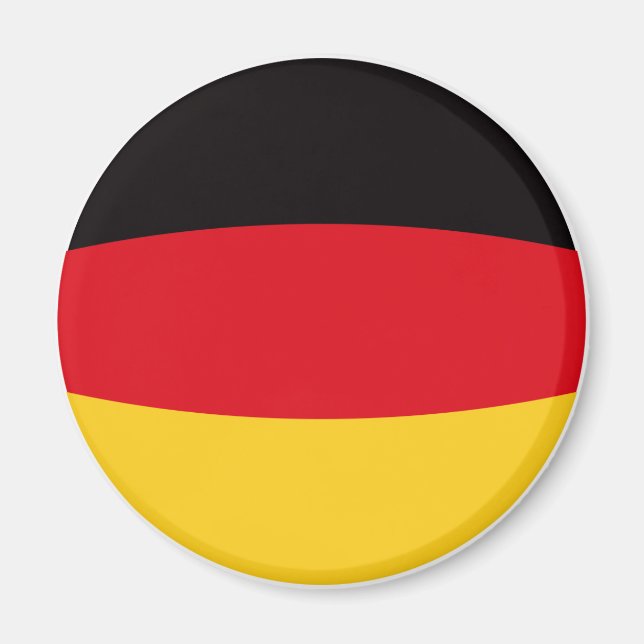 Flagge Deutschlands Magnet (Vorne)