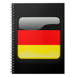 Flagge Deutschlands Notizblock