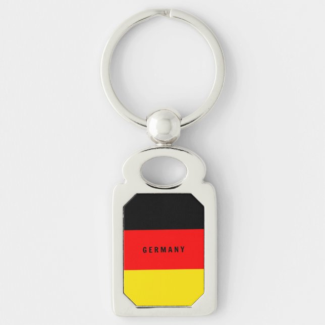 Flagge Deutschlands Schlüsselanhänger (Vorderseite)