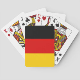 Flagge Deutschlands Spielkarten
