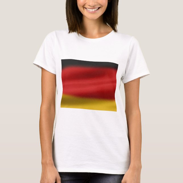 Flagge Deutschlands T-Shirt (Vorderseite)