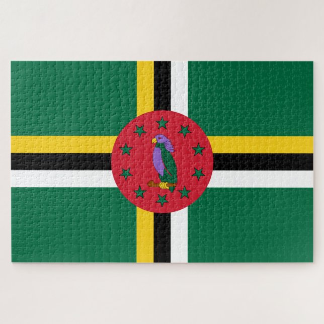 Flagge Dominicas (Horizontal)