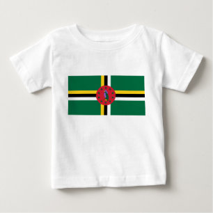 Flagge Dominicas Baby T-shirt