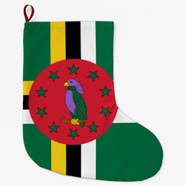 Flagge Dominicas Großer Weihnachtsstrumpf