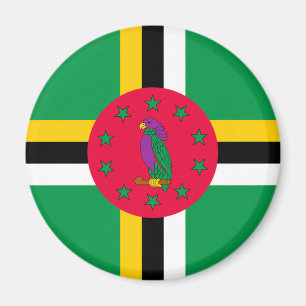 Flagge Dominicas Magnet