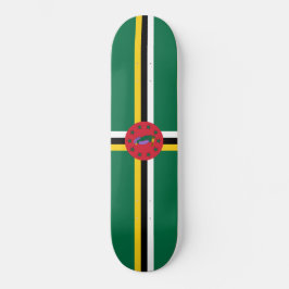 Flagge Dominicas Skateboard