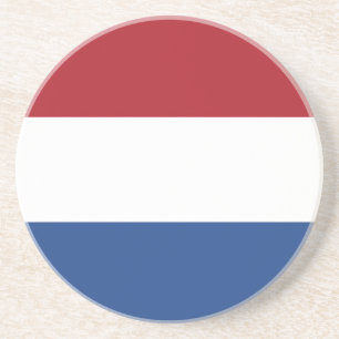 Flagge Dreifarbiges Niederlande Getränkeuntersetzer