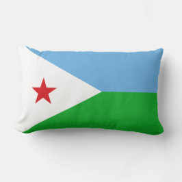 Flagge Dschibutis (Afrikanische Nation) Lendenkissen
