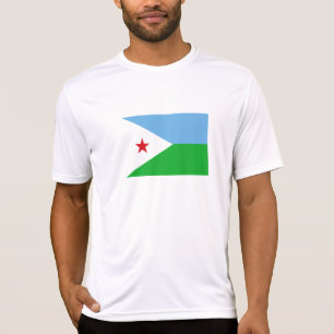 Flagge Dschibutis T-Shirt