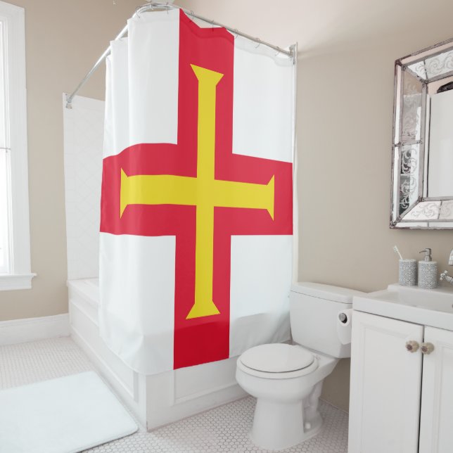 Flagge Duschvorhang (Beispiel)