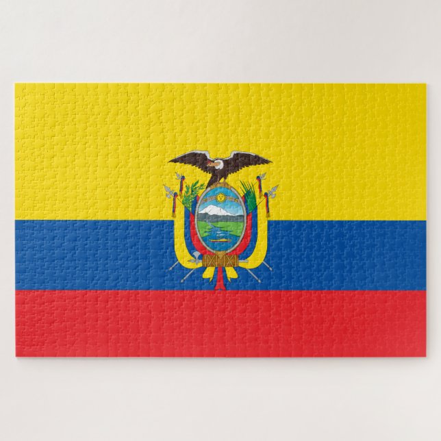 Flagge Ecuadors (Horizontal)