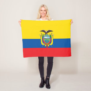 Flagge Ecuadors Fleecedecke