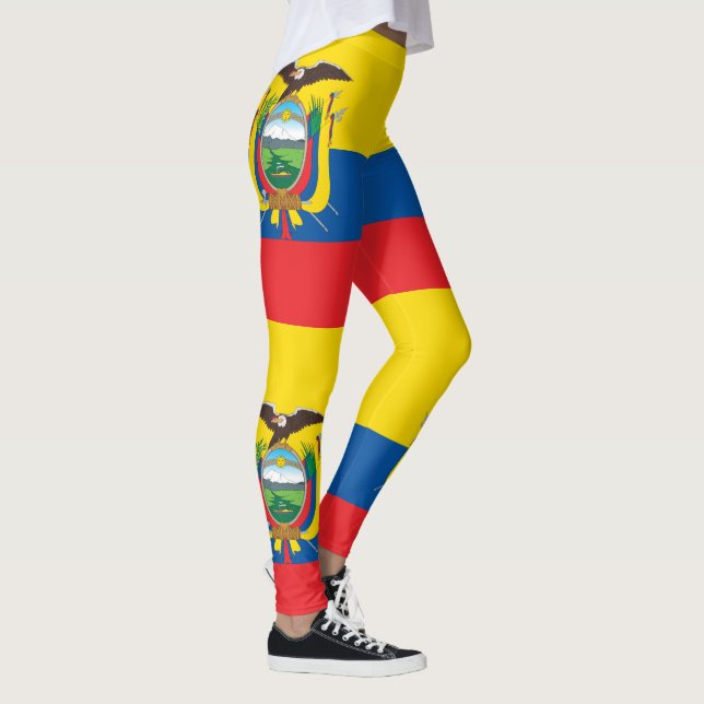 Flagge Ecuadors Leggings (Rechts)