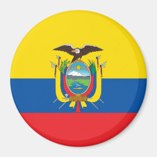 Flagge Ecuadors Magnet
