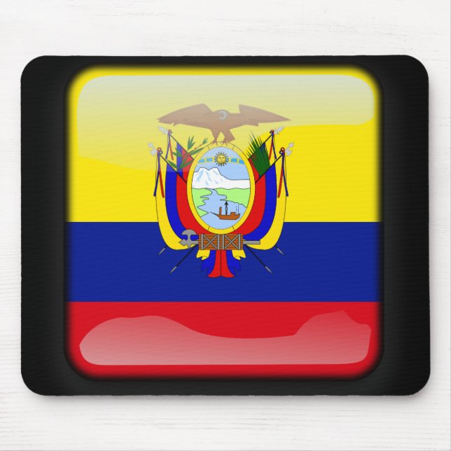 Flagge Ecuadors Mousepad (Vorne)