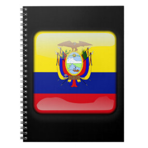 Flagge Ecuadors Notizblock